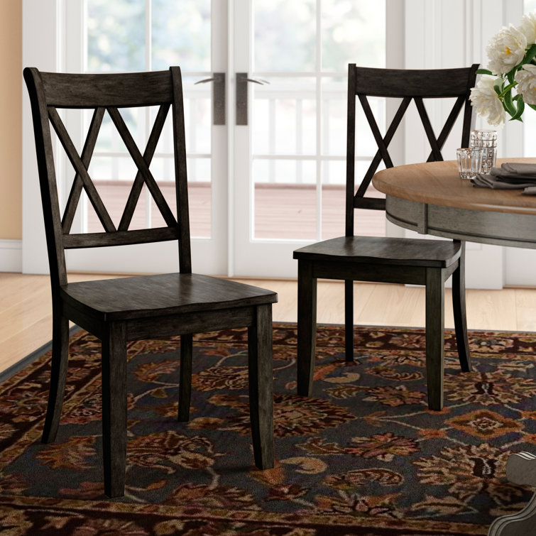 Wayfair cross back dining chairs hot sale